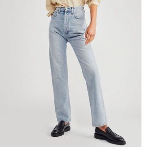 Agolde 90s Pinch Waist Jeans in Soundwave